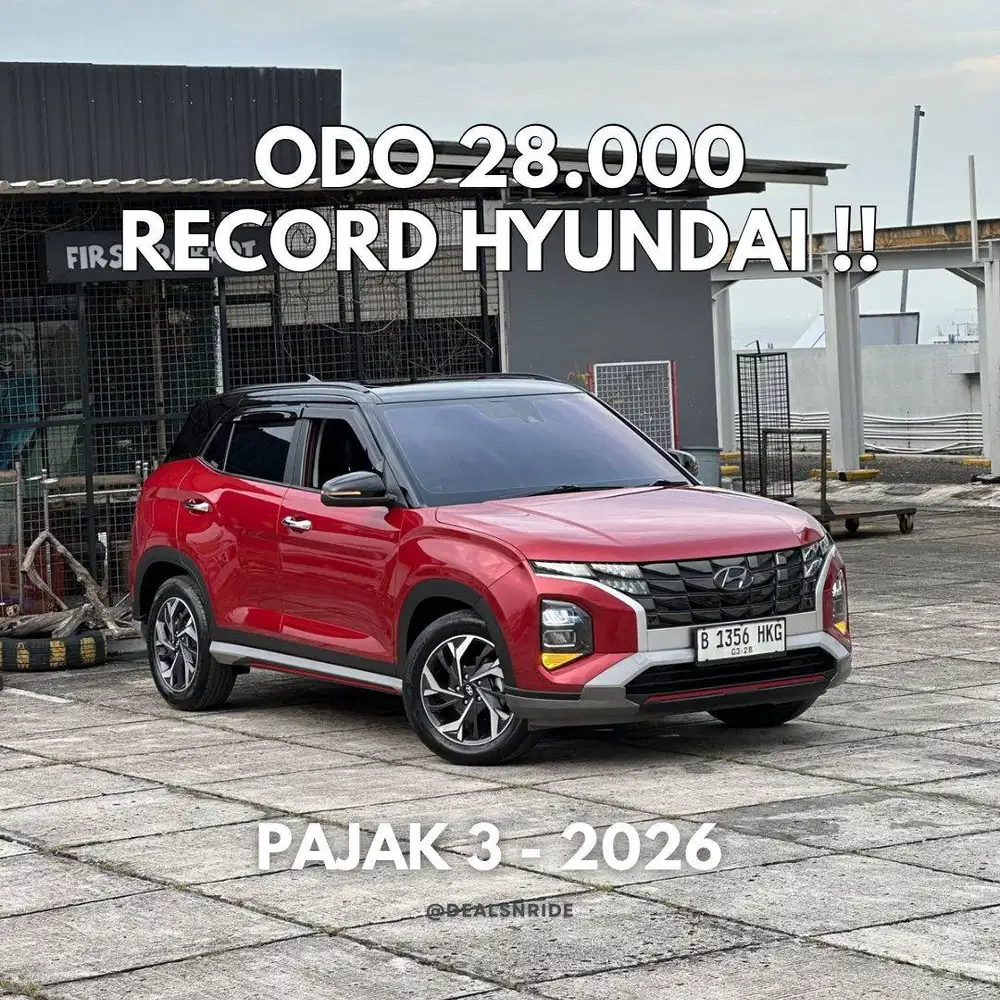 KM 28.000 ANTIK !! PAJAK 3/2026 HYUNDAI CRETA PRIME TWO TONE 2022