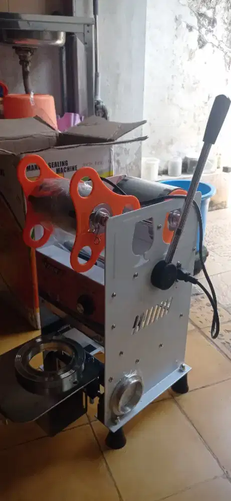 Mesin cup sealer baru beli