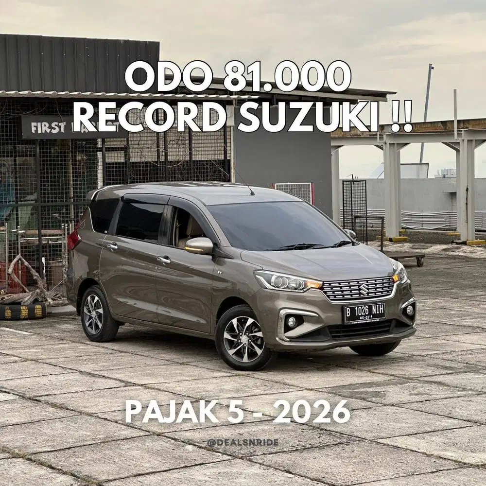 KM 81.000 RECORD ! PAJAK 5/2026 SUZUKI ERTIGA GX 2019 SUPER MURAH