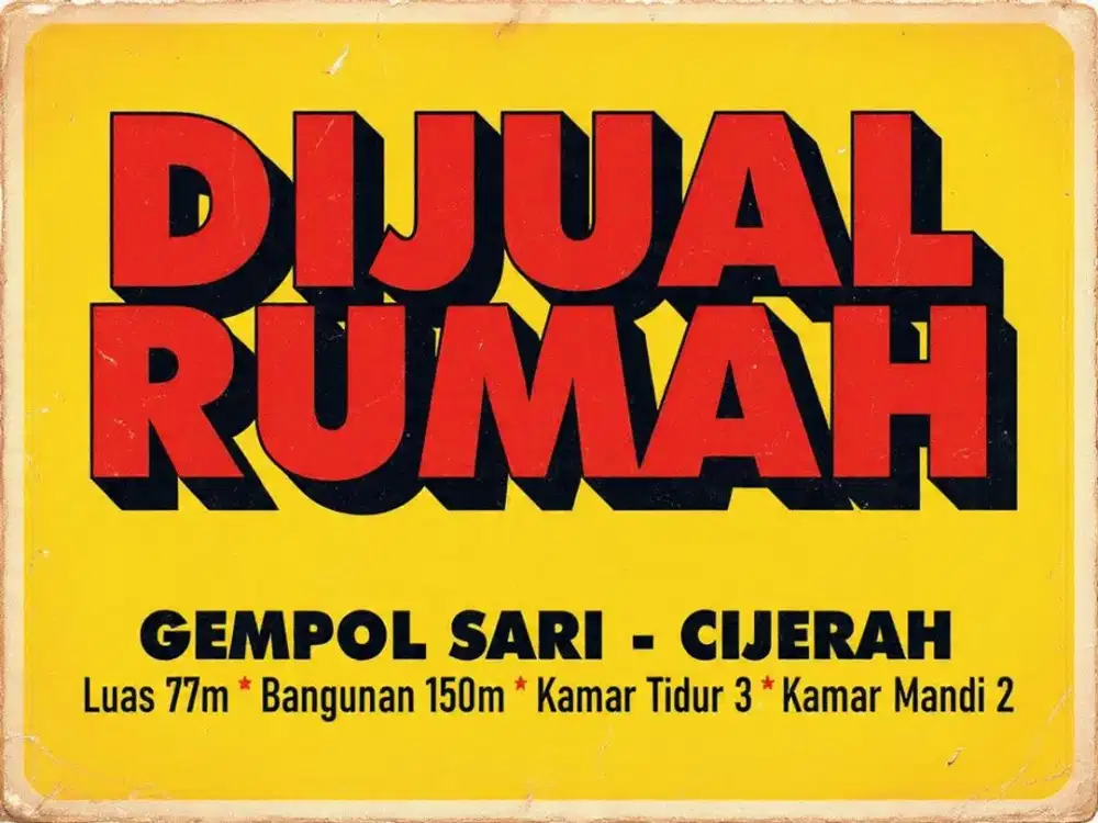 JUAL RUMAH MURAH , GEMPOL SARI, MELONG, CIJERAH, HOLIS, BANDUNG KULON,