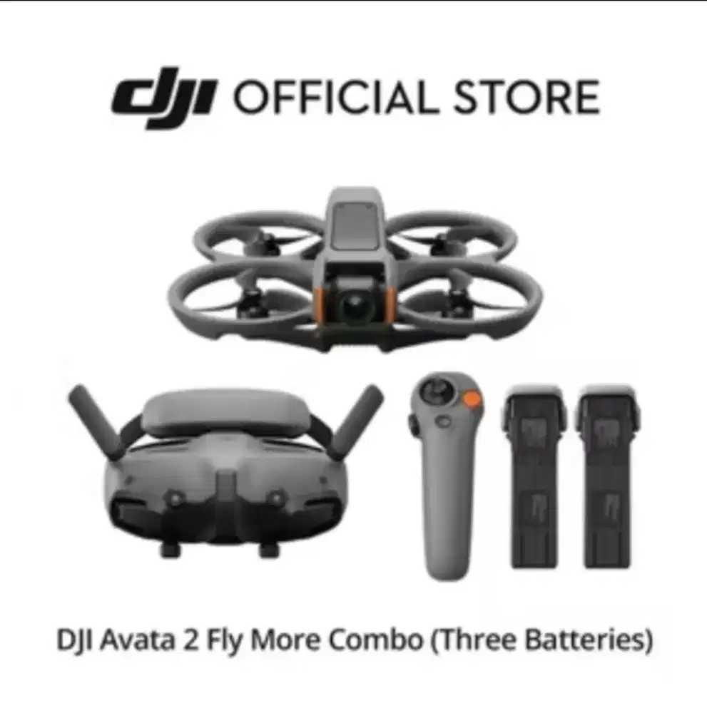 DJI DRONE AVATA 2 FLY MORE COMBO WITH 3 BATTERIES