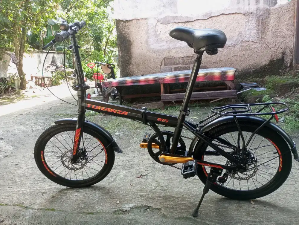 Sepeda lipat ukuran 20 inc