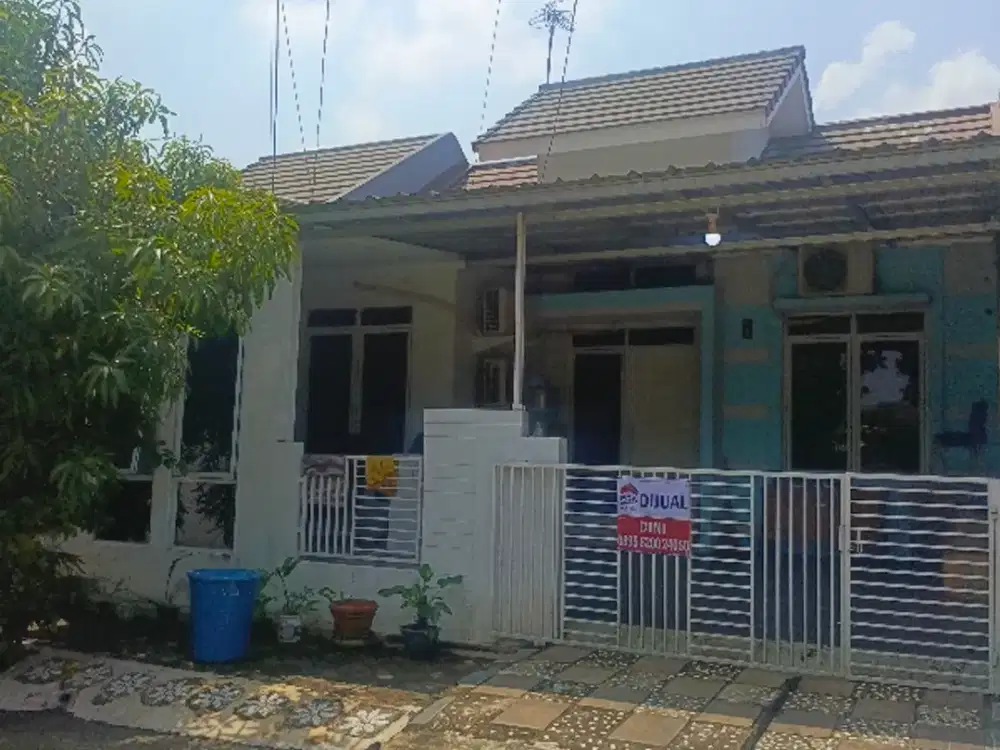 dijual rumah kamar 3 villa bogor indah 6 karadenan