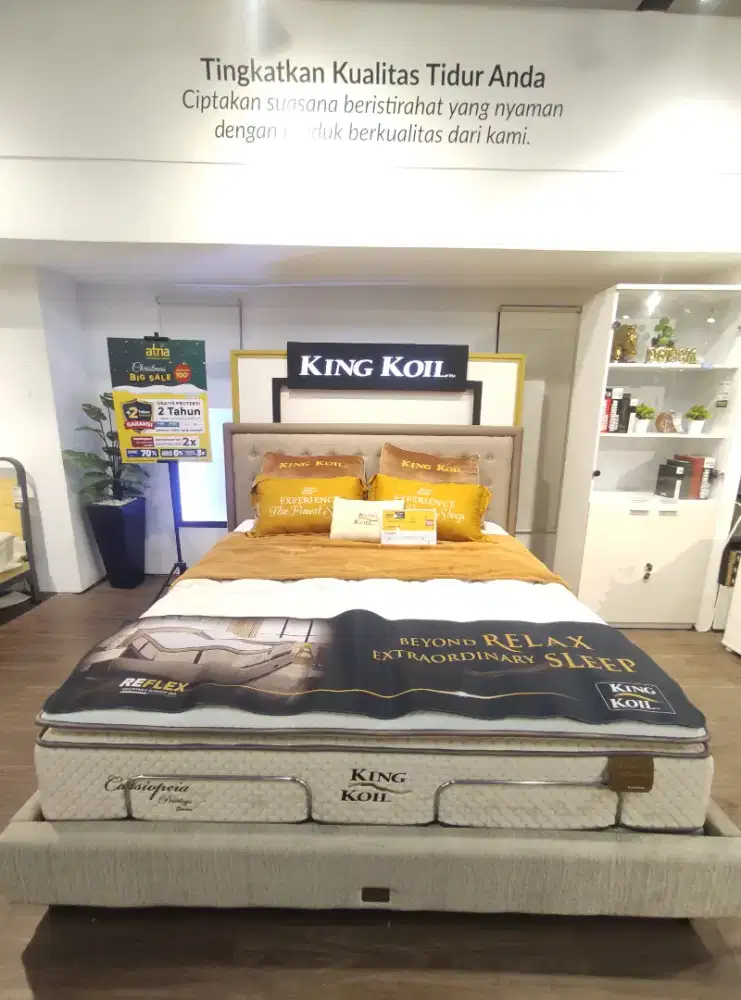 MATRASS KING KOIL CASSIEOPIA REFLEX FULL SET