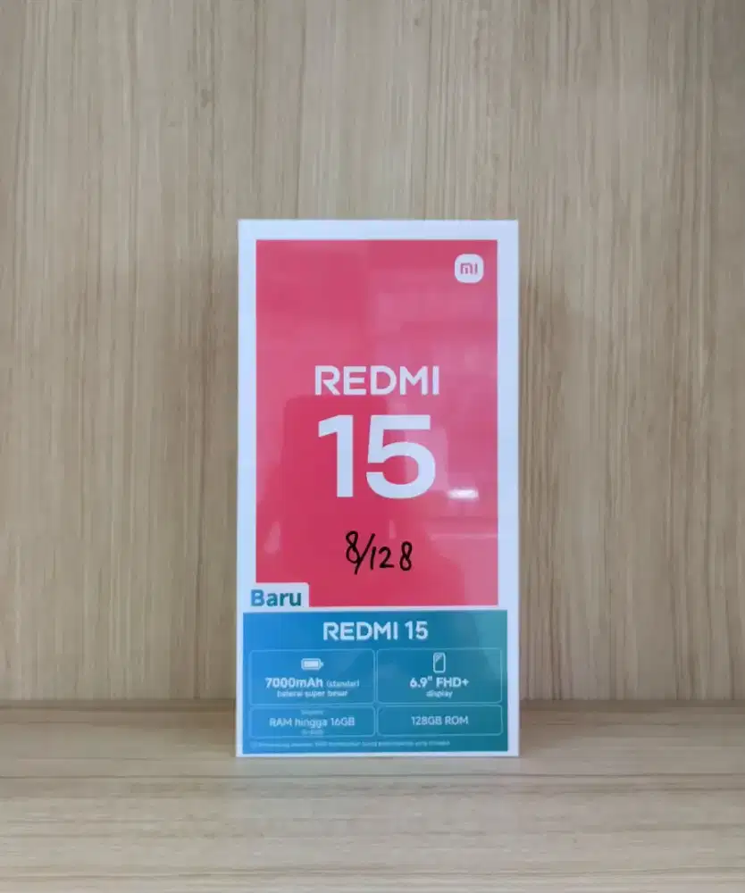 New Xiaomi Redmi 15 8/128 Garansi Resmi 15 bulan