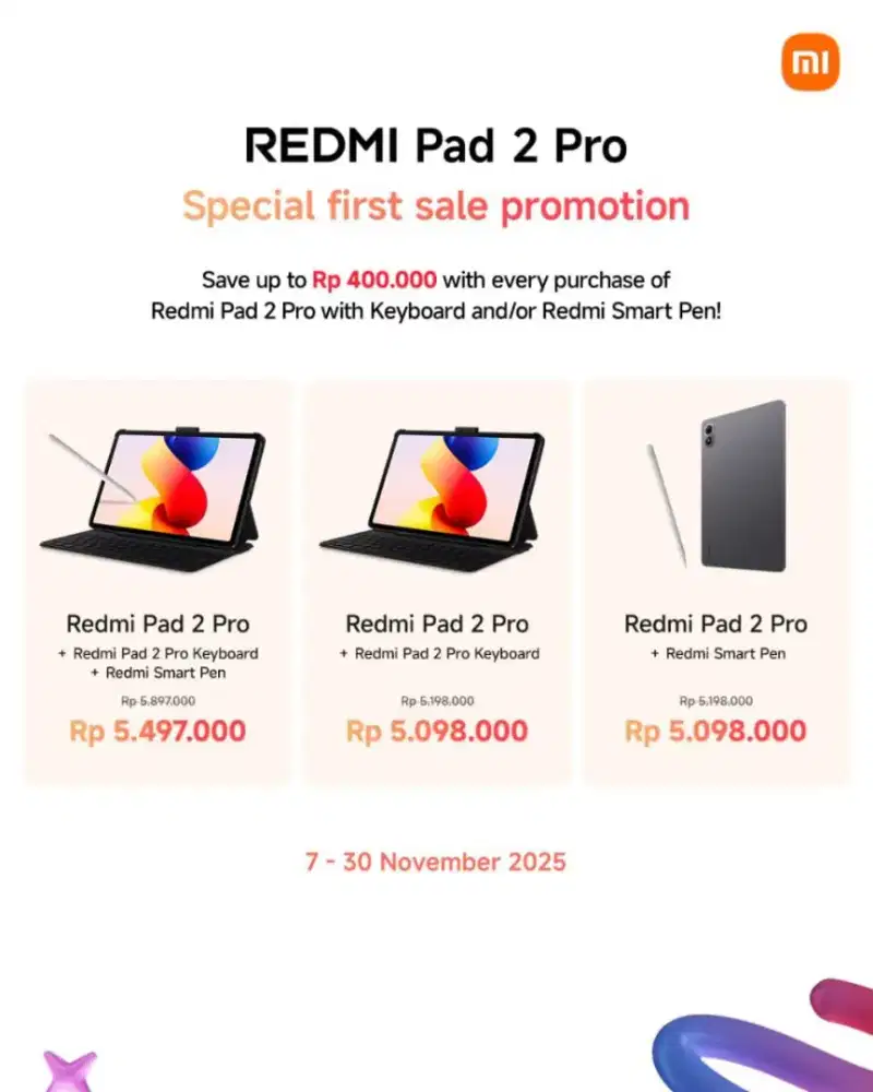 PROMO BUNDLING XIAOMI REDMI PAD 2 PRO CICILAN 0%