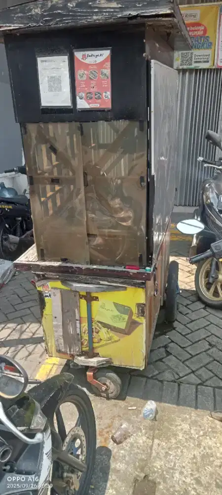 Jual gerobak bekas takoyaki