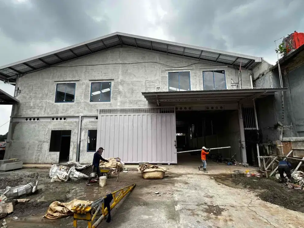 Gudang Siap Pakai Tol Legok Tangerang Sudah Include Hoist Crane