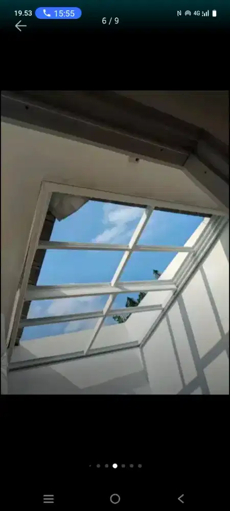 kanopi sliding manual atap solarflat