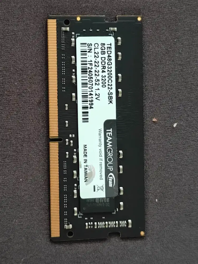 Team RAM DDR4 Sodim 8GB 3200mhz