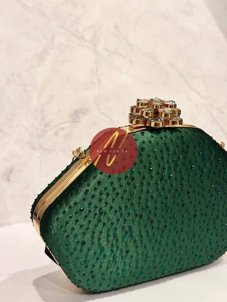 TAS PESTA EMERALD GREEN