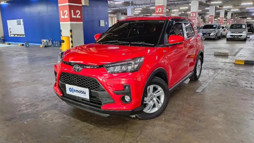 Pajak Panjang Toyota Raize  1.2 G One Tone Bensin-AT 2021 Merah