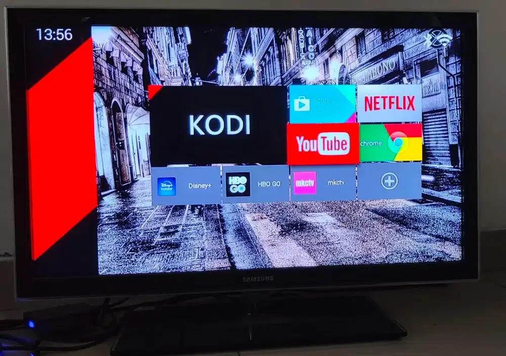 Dijual Cepat TV LED Samsung 32 + Android TV Box