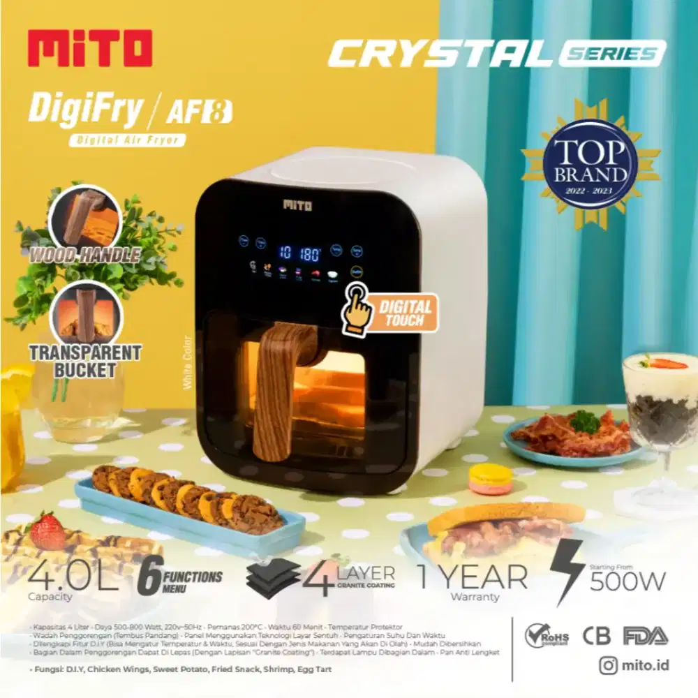 Mito Digital Air Fryer 4 liter