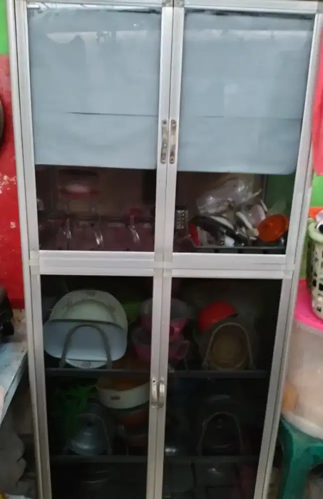 Rak lemari piring aluminium