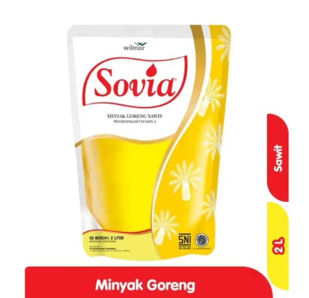 Minyak goreng sovia 2lt