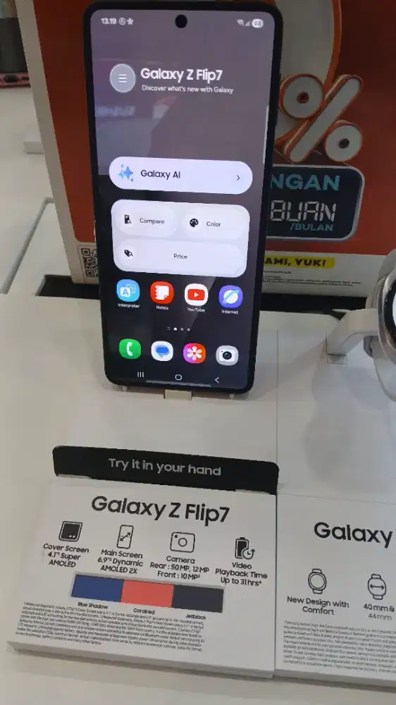 Cicilan Home Credit Galxy Z Flip7 Bunga 0% Bebas 1 s.d 2 angsuran