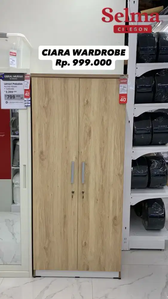 Promo lemari pakaian hanya 999.000