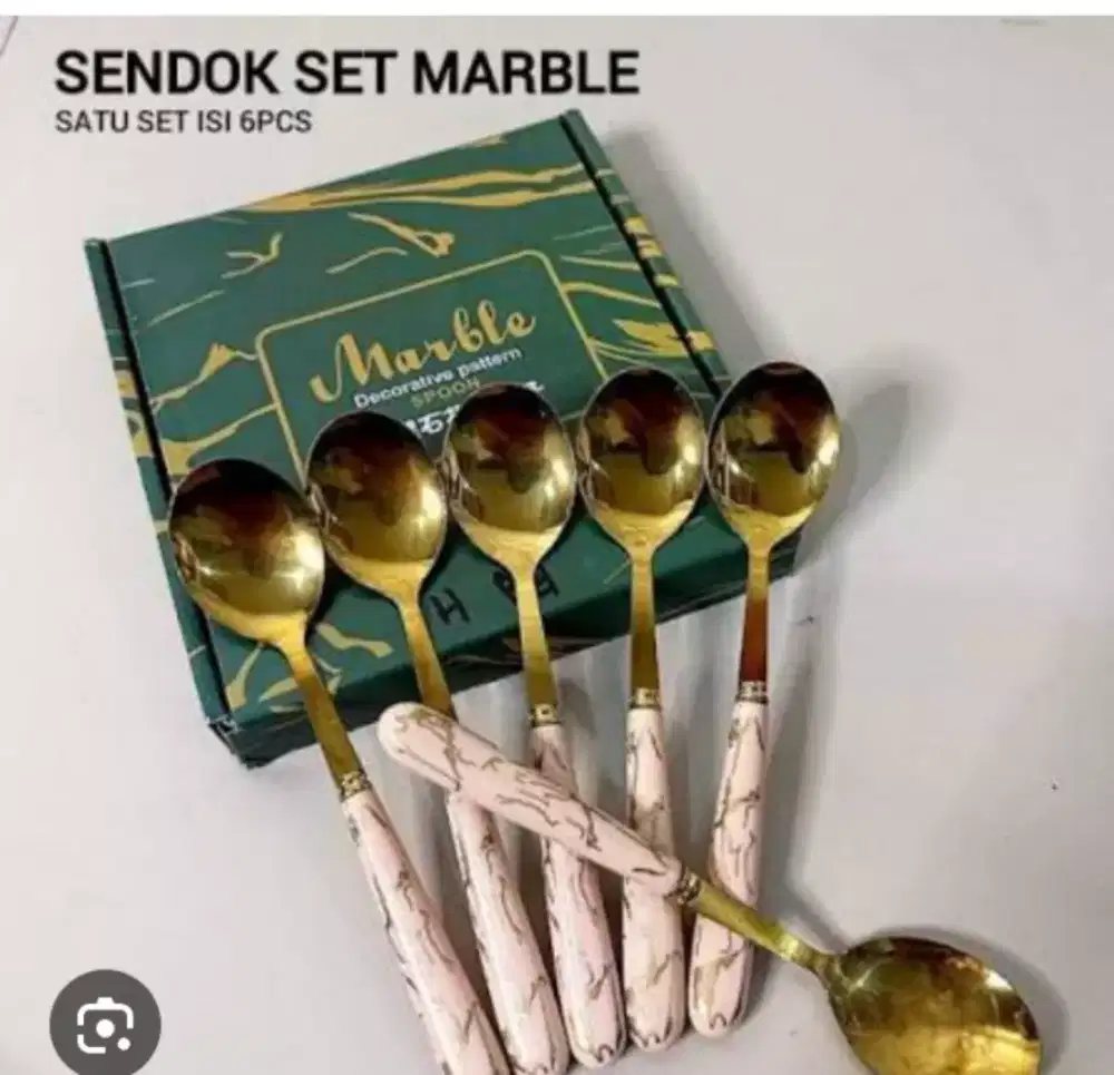 Sendok marble  isi 6