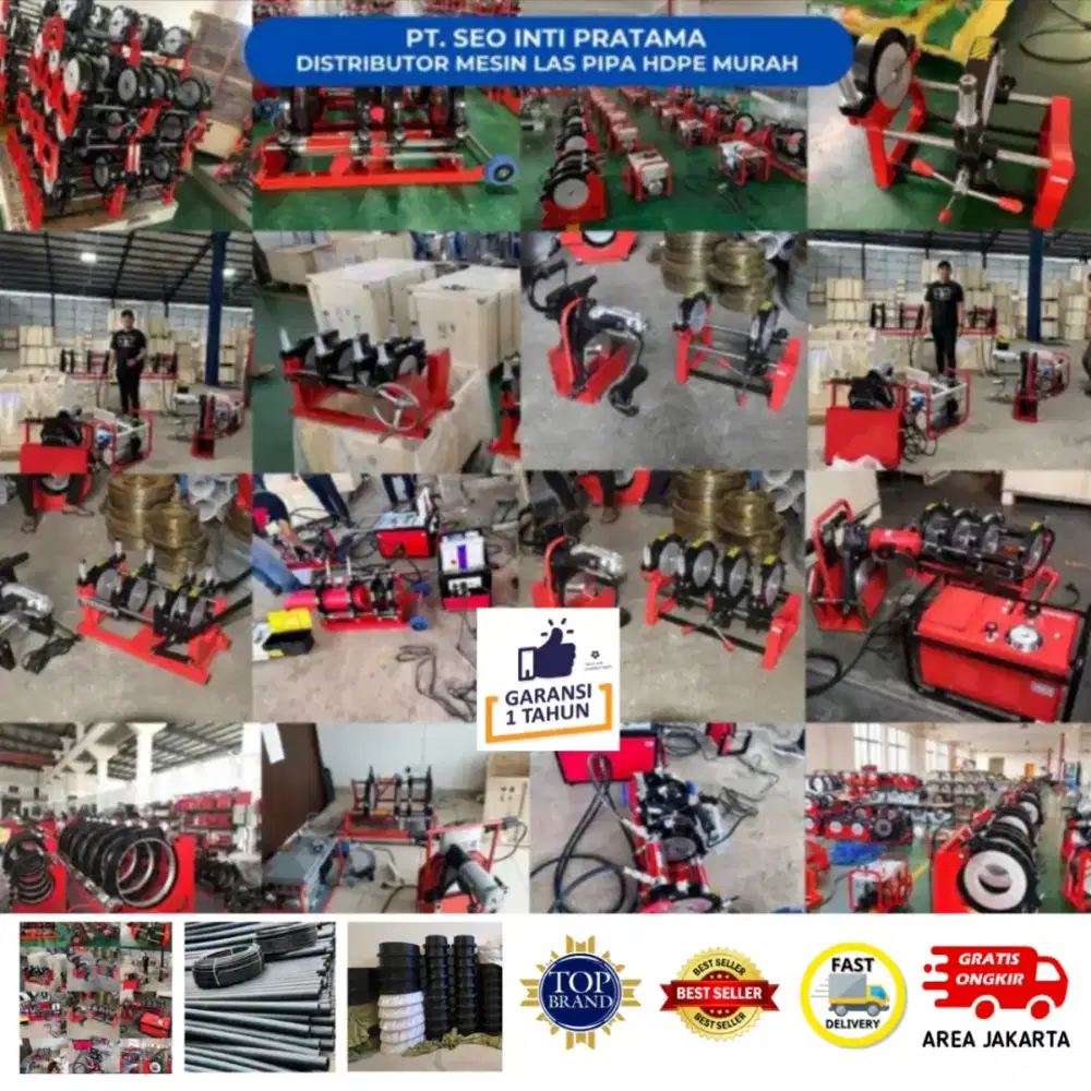 Mesin Las Pipa HDPE manual 8 Inch - Butt Fusion Welding Machine 200