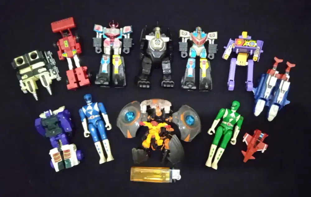 Mainan Action Figure Robot Rangers Transformers Mobil Pesawat Murah
