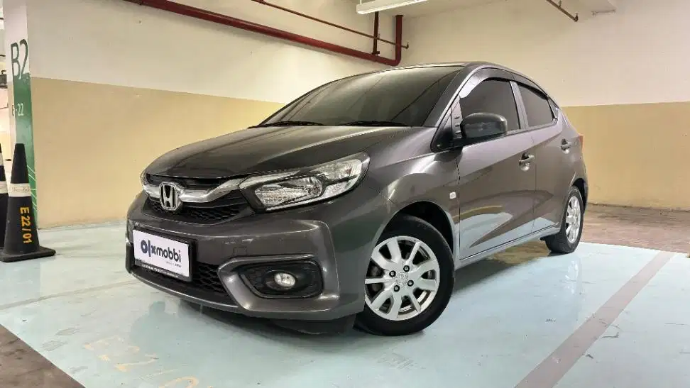 KM Rendah Honda Brio Satya  1.2 E Bensin-AT 2021 Abu
