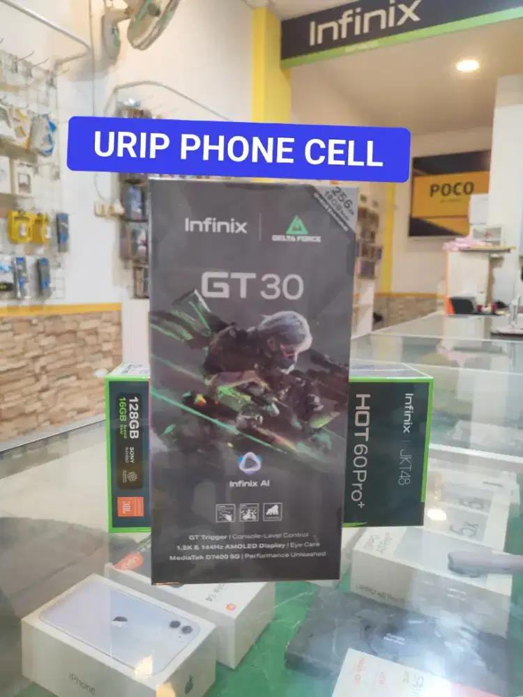 INFINIX GT 30 5g 8/256 Promo+bonus cash & credit garansi Resmi