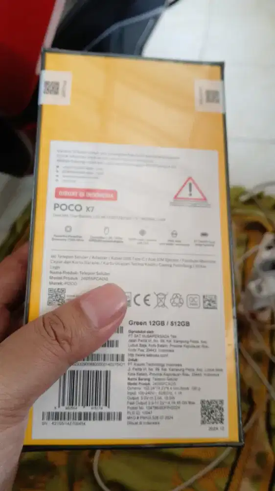 Poco x7 5G 12/512