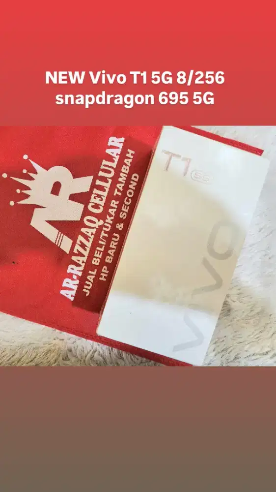 NEW Vivo T1 5G 8/256 snapdragon 695 5G