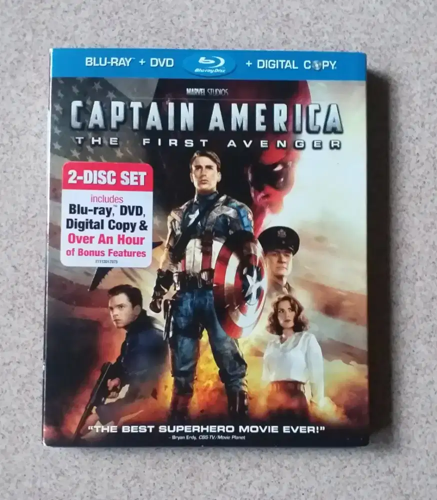 Bluray Combo Captain America The First Avenger.