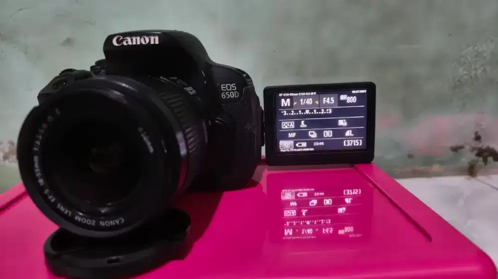 Kamera Canon EOS 650D mulus full set no vignet