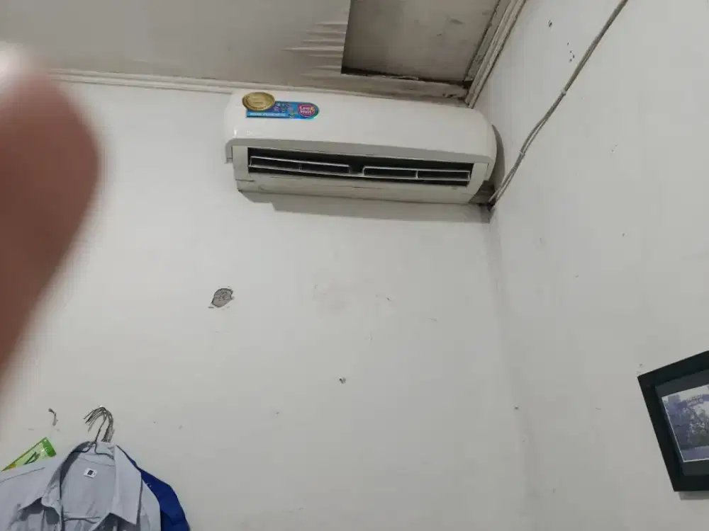 Di jual AC 1/2pk, Kasur busa Big foam, Rak piring