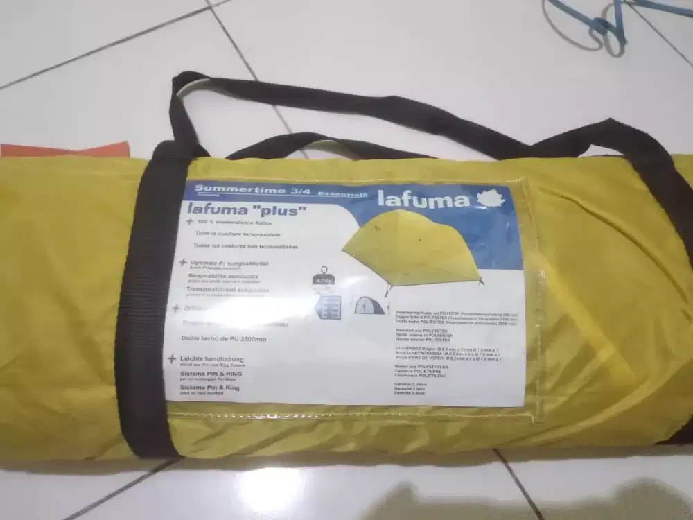 Tenda camping merk lafuma