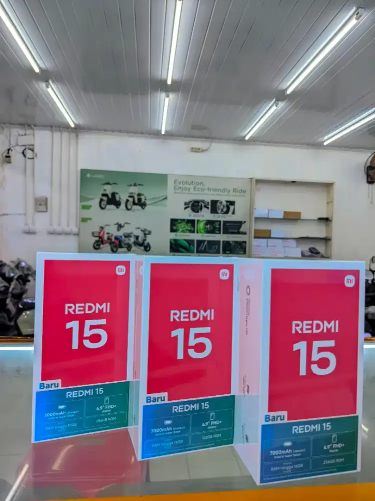 REDMI 15 8+8/256GB - BARU GARANDI RESMI BISA COD FREE ONGKIR