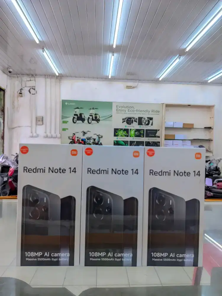 XIAOMI REDMI NOTE 14 8/256GB - BARU GARANSI RESMI BISA COD FREE ONGKIR