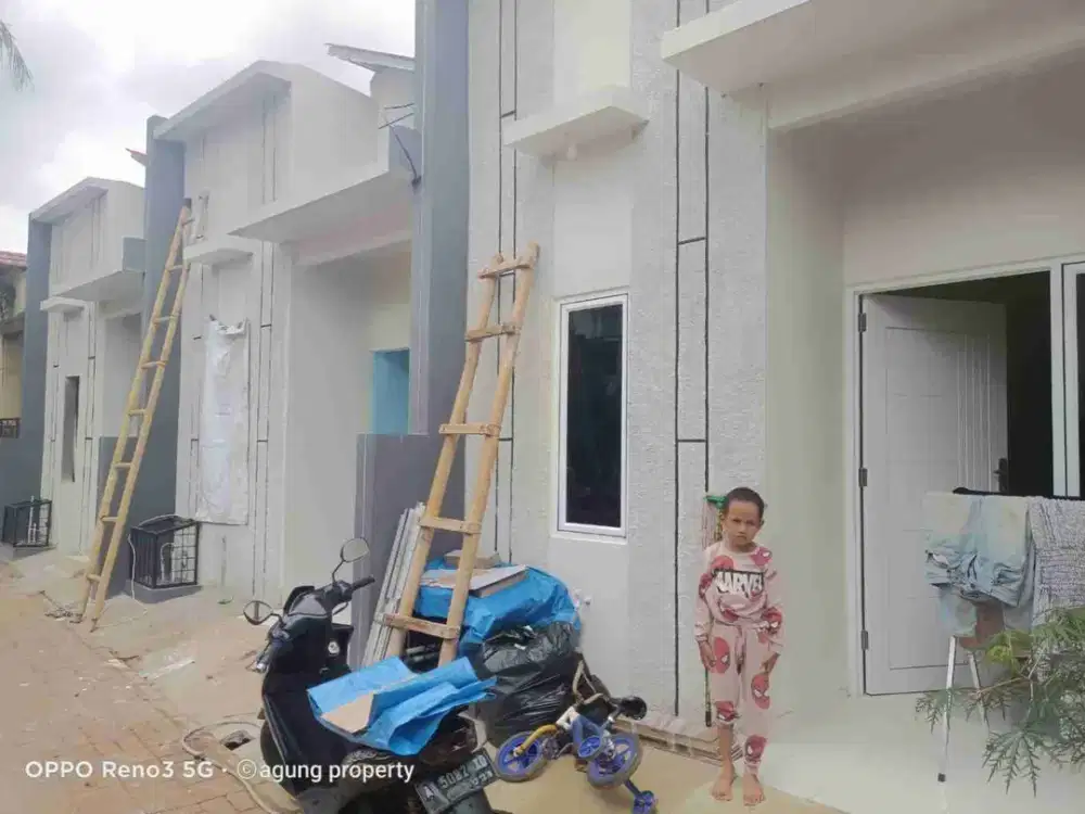 Di jual rumah baru minimalis permanen di lokasi jln hj sarma pondok aren