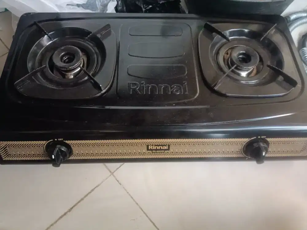 Kompor rinai 2 tunggu + selang kondisi bagus harga nego, -