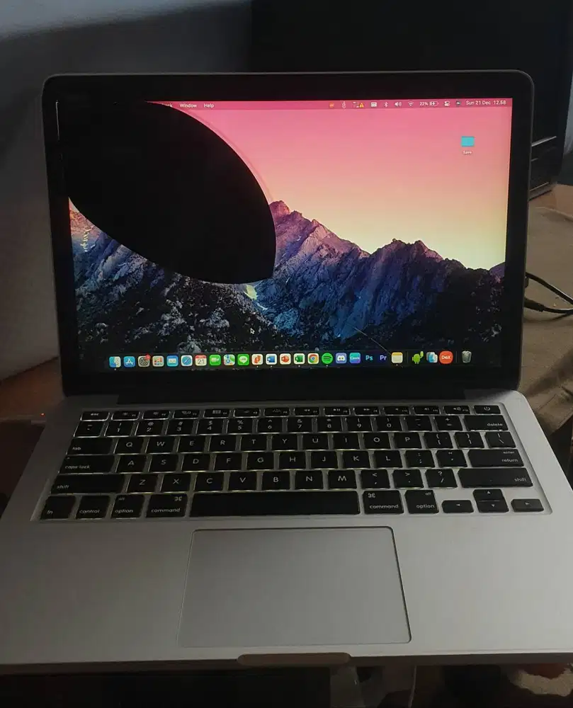 WTS MacBook Pro Retina 13” Early 2015 –Mesin Normal, Minus Layar Pecah