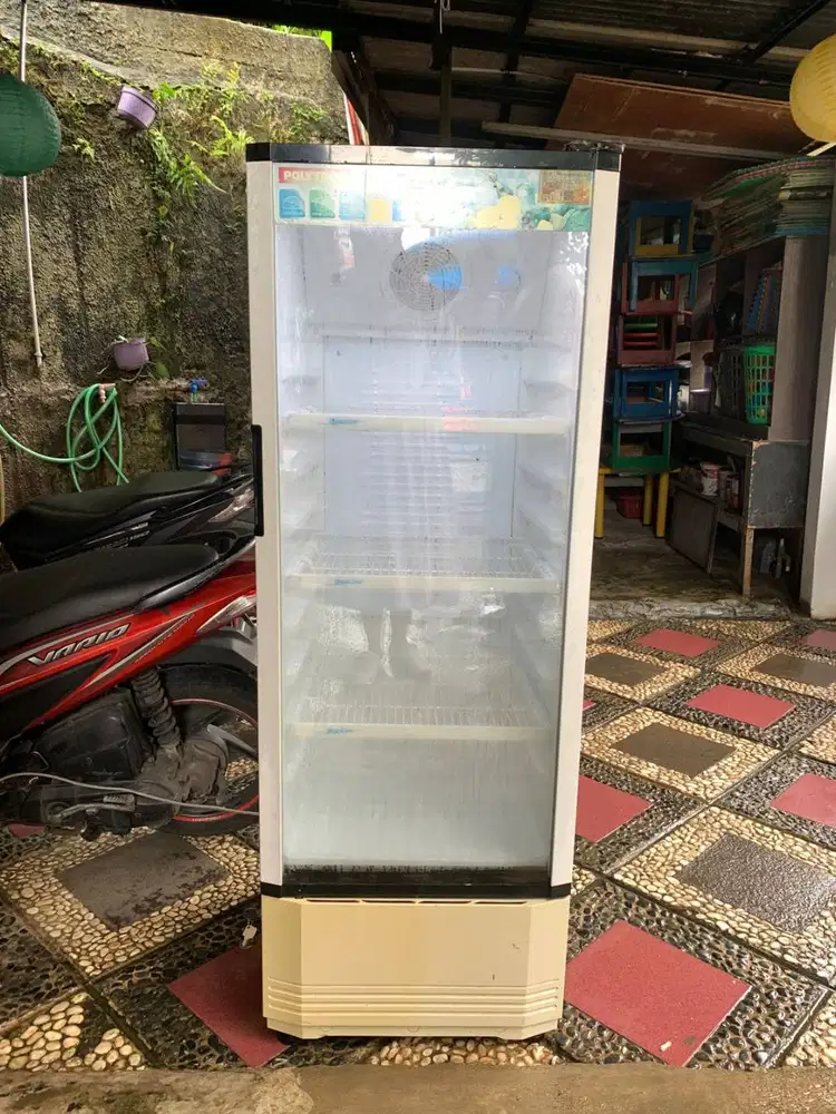 Kulkas Showcase Polytron 4 Rak - Bekas Terawat (180 Liter)