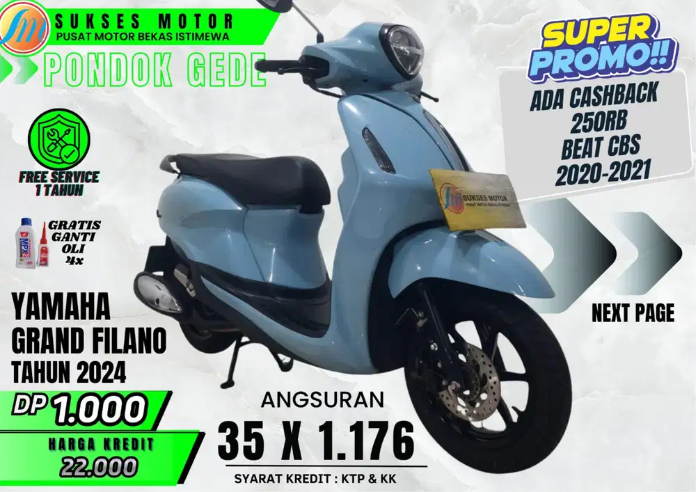Grand FILANO TH 2024 TURUNA HARGA DP MURAH ANGS RINGAN PROSES CEPAT