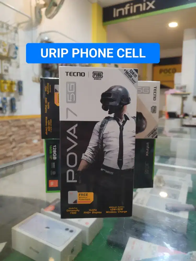 TECNO POVA 7 5g 8/256 Promo+bonus cash & credit garansi Resmi