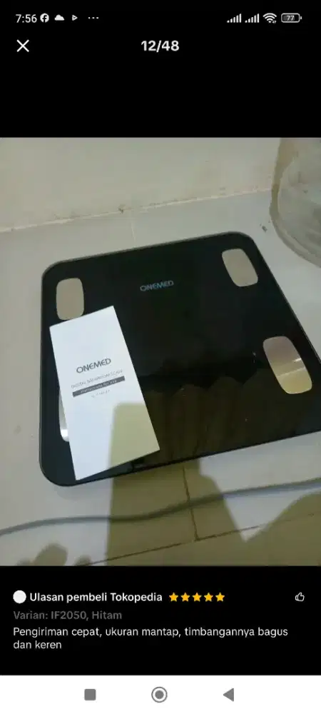 Timbangan digital ada fiktur aplikasinya