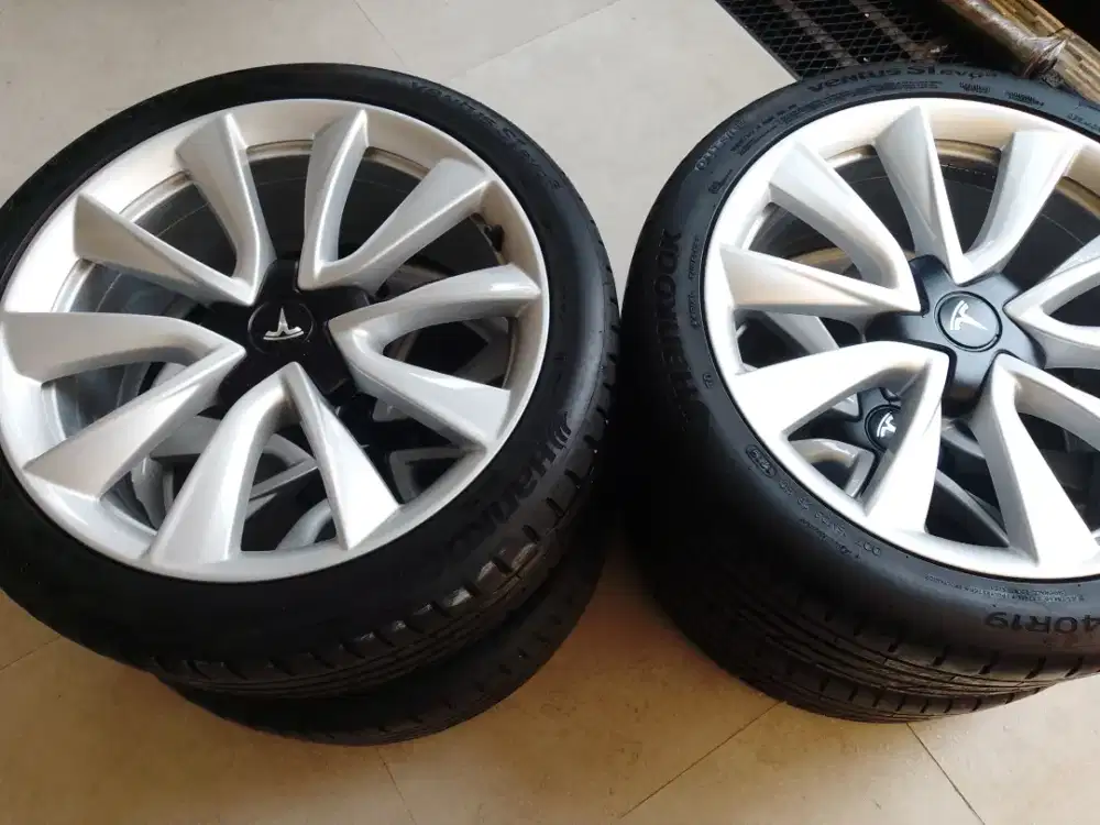 Jual Velg Tesla Model 3 Sport R19 OEM + Ban Hankook Ventus S1 Evo3 R19