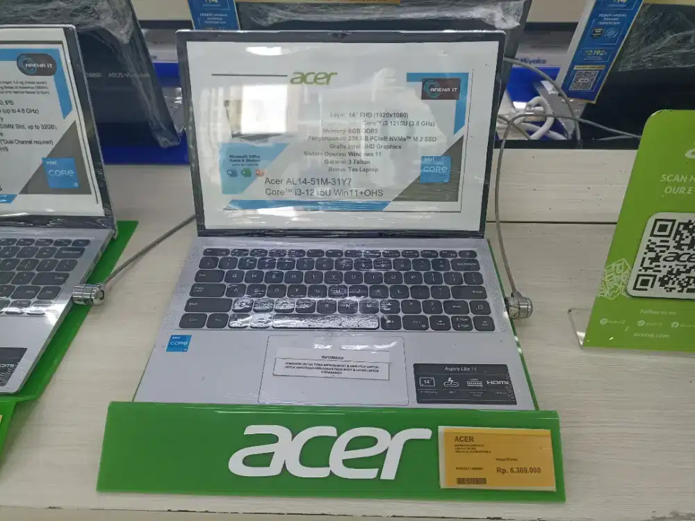 Laptop Acer AL14 Intel Core 256GB