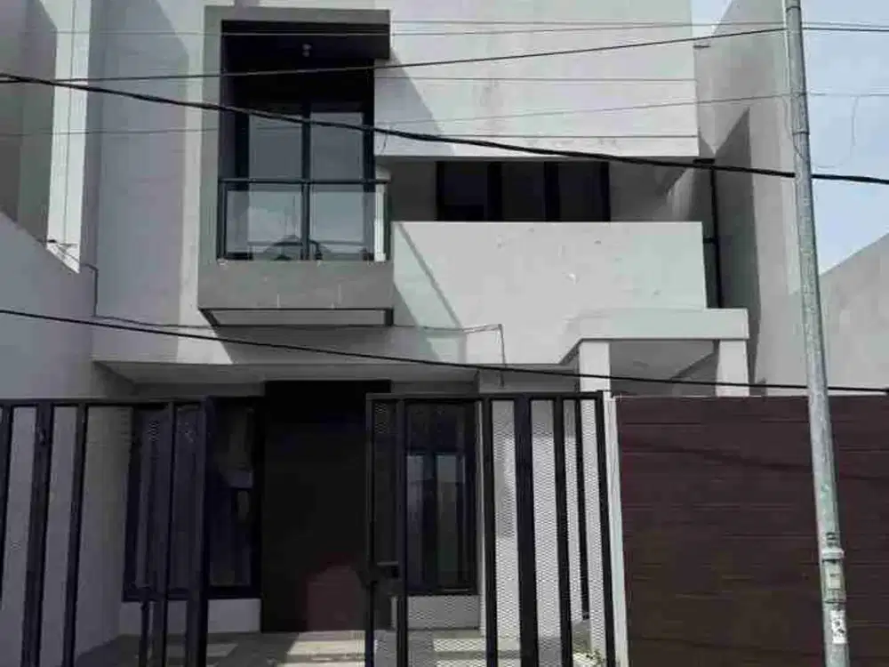 Dijual Rumah Gayung Kebonsari Style Modern Scandinavian 2 lantai