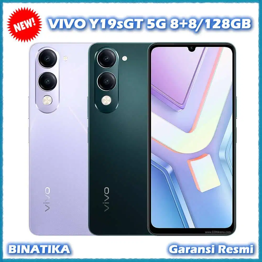 Baru - VIVO Y19sGT 5G 8+8/128GB Original Garansi Resmi