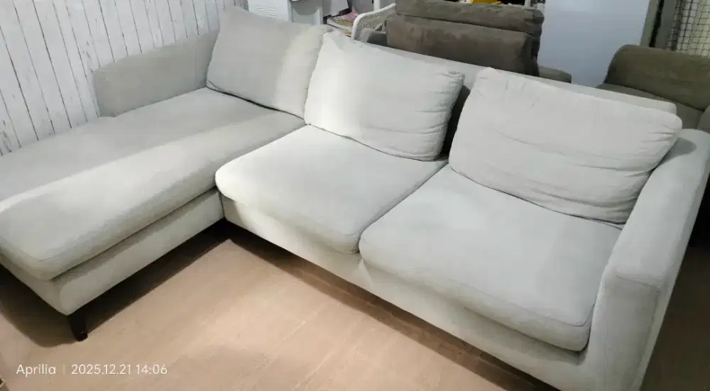 Sofa Informa abu abu preloved. good condition