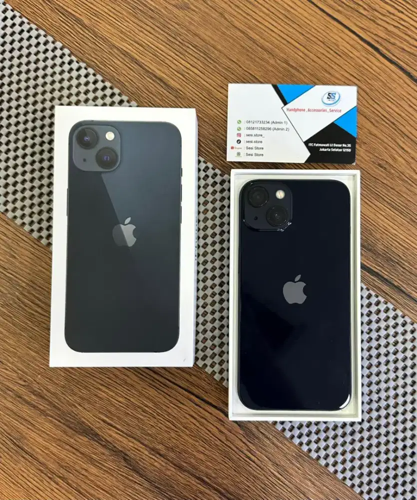 Iphone 13 128gb mulus lengkap gransi panjang !!