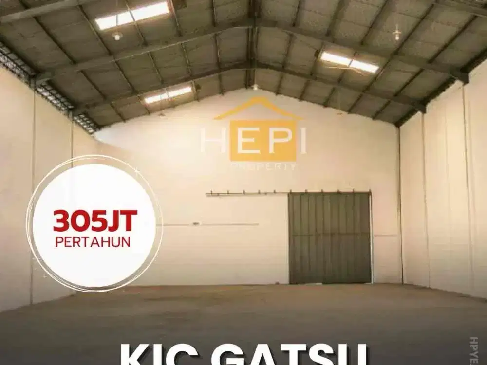 Disewakan gudang fi kic gatsu