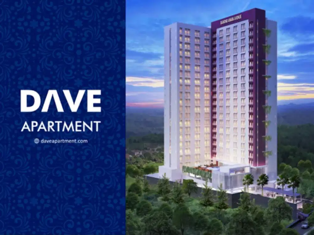 Dijual Semi Furnished Dave Apartemen selangkah ke Universitas Indonesia
